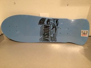 Mark Gonzales Skateboard Deck In Plastic W/original Vision Street Wear Stick