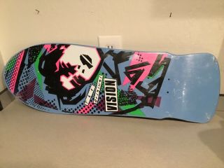 Mark Gonzales Skateboard Deck In Plastic W/Original Vision Street Wear Stick 2