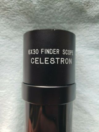 Vintage Celestron (vixen) 6x30 Straight Through Finder Scope