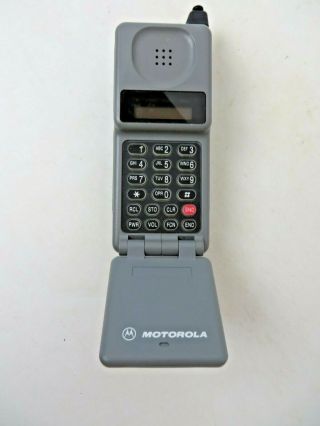Vtg Motorola Flip Cell Phone Model 34014narsa Not Only 3301