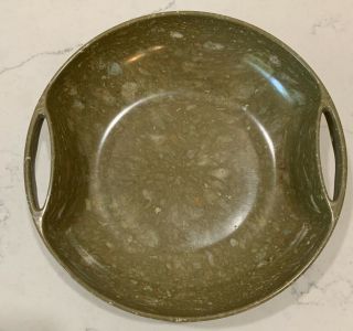 Vintage Aztec Melmac Large Bowl 1940’s - 1960’s By American Cyanamid
