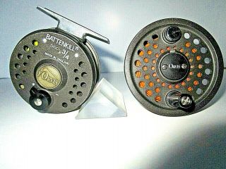 Orvis Battenkill Disc Fly Fish Reel 3 - 4 Weight,  Ex Spool & Line Made In England