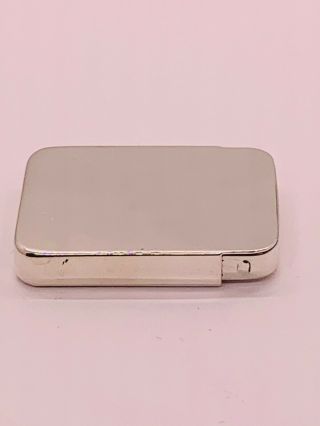 Tiffany & Co Vintage Sterling Silver Slide Pill Box