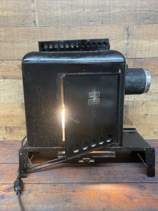 Antique 1917 Bausch & Lomb Magic Lantern or Balopticon Projector 2