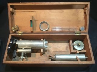 Antique Ebulliometer Wine Making Alcohol Beer Content Vintage Brew Instrument