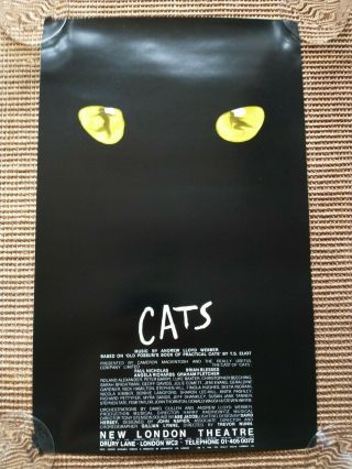 Vintage Poster - Cats The Musical - London Theatre