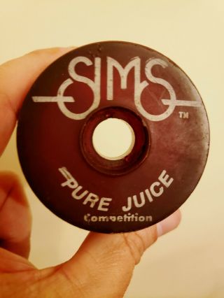 Sims Pure Juice Competition Vintage Skateboard Wheels Alva G&s Powell Dogtown