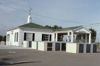 Orig Slide Sp Southern Pacific Station Depot (ex) Hillsdale Ca 1984