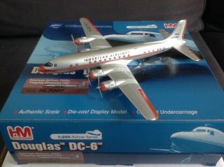 Hobby Master 1/200 Scale Douglas Dc - 6 American Airlines