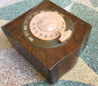 Antique Vintage Philco Mystery Radio Remote Control Wood Console 39 - 55