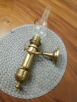Boat Or Ship Gaudard Oil Lamp Wall Mount - Made In France
