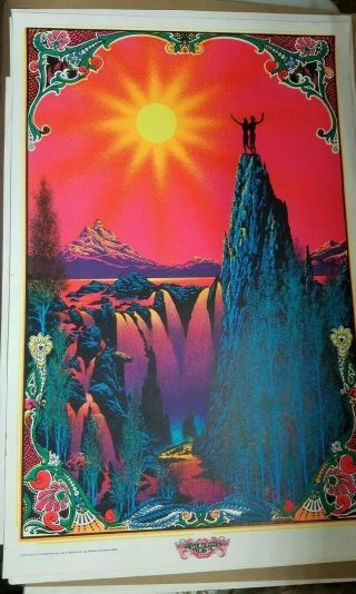 Garden Of Eden 1970 Vintage Blacklight Nos Poster By Star City -