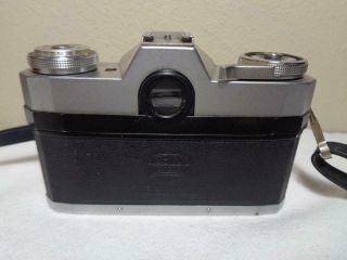 VINTAGE ZEISS CONTAFLEX CAMERA with TESSAR 1:28 F 50 mm LENS 3