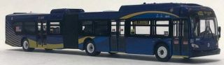 Mta Nyc Transit Flyer Xcelsior Articulated Bus 1/87 Scale Iconic Replicas