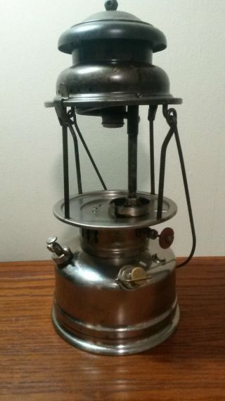Vintage Radius No.  119 Brass Kerosene Pressure Lamp (not Primus,  Optimus Hasag)