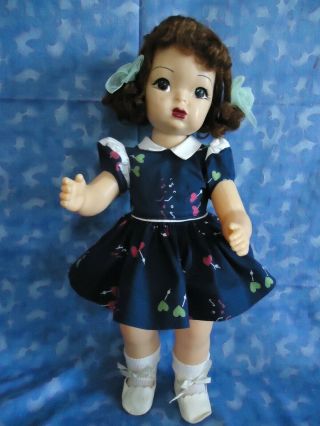 Vintage 16 " Terri Lee In Tagged Steno Dress - All - 70yr Old Doll