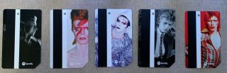 Limited Edition David Bowie Nyc Subway Metro Cards Mta Subway Metrocard Full Set