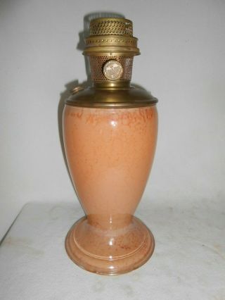 Antique 1931 - 1932 Aladdin Model 12 Kerosene Orange Vase Lamp,  Oil Lamp 2