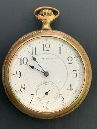 Antique Waltham 21 Jewels Gold Filled Pocket Watch