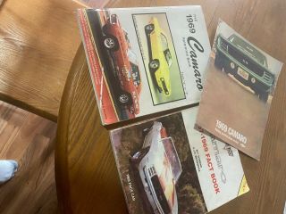 1969 Chevrolet Camaro Fact Book - And Reference Book W/original Sales Brochure