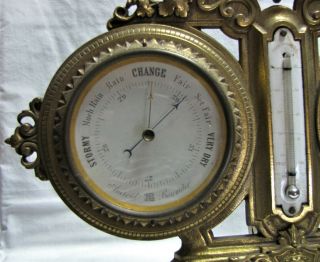 antique Japy Frères French Clock with Aneriod Barometer ASIS 2
