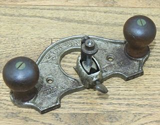Type 5 1925 - 1938 Stanley No.  71 ½ Closed Throat Router Plane - Antique Hand Too