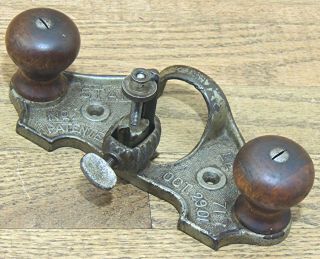 Type 7 1906 - 1908 Stanley No.  71 Open Throat Router Plane - Antique Hand Tool