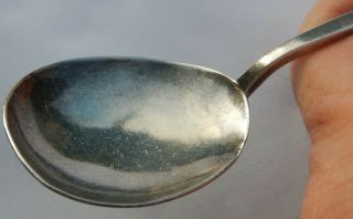 Antique English Art Deco Solid Silver Tea Caddy Spoon; G.  Unite & Lyde Ltd 1930 2