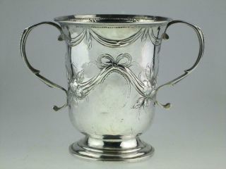 Large Antique 18th Century Solid Silver Cup 1766 London