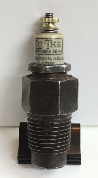 Rare Vintage Lu - The Spark Plug 1/2” Thread Model T Ford Jackson,  Michigan