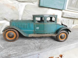 Antique Painted Tin Roadster Toy Car Turner Chein ??