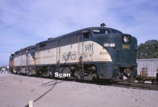 35 Mm Slide Trains/locomotive 901 Ferrocarril Del Pacifico 1964 T4543