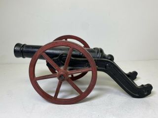 Antique Cast Iron Black Powder Signal Cannon