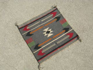 C1925 Antique Navajo Germantown Rug Weaving Native American Indian No R.  &.  99c