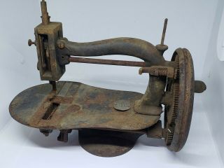 Antique Cast Iron Lawlor Sewing Machine Montreal