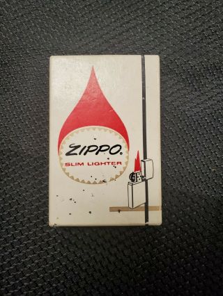 Vintage Slim Zippo Lighter Operation Deep Freeze Task Force 43