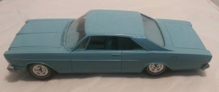 Vintage Amt 1966 2 - Door Ford Galaxie 500 428 Promo Car Hard 1/25 Specs 1 Of Many
