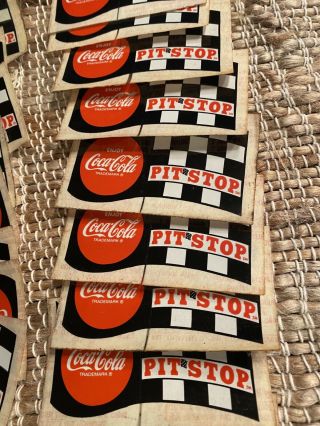 (50) Coke Coca Cola Pit Stop - Vintage 60 