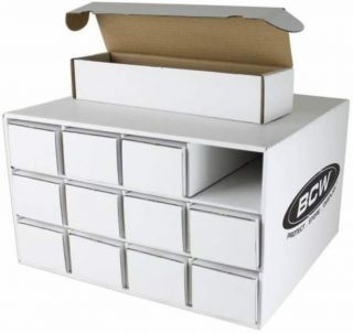 Card House Storage Box - With 12 800 - Count Storage Boxes By Bcw