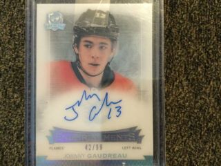 2014/15 The Cup Johnny Gaudreau Rookie Auto 42/99