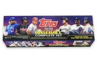 2020 Topps Baseball Complete Set.  Factory.  Target Purple W/ Chrome Rookie