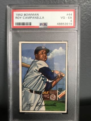 1952 Bowman Roy Campanella 44 Psa 4 Brooklyn Dodgers