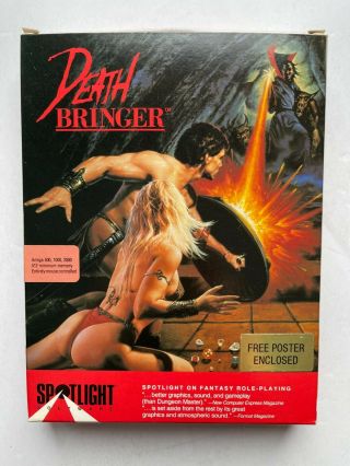 Death Bringer Rpg Game By Spotlight 3.  5 " Disk For Commodore Amiga Tested/working
