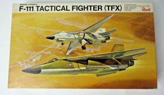 Vintage 1966 Revell F - 111 Tactical Fighter Tfx 1:72 Model Airplane 11560