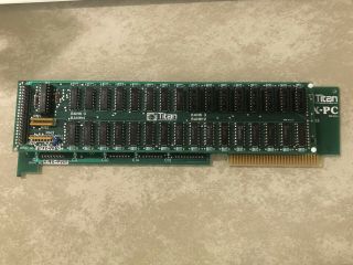 Vintage Titan Qx - Pc Ms - Dos Emulator Board For Epson Qx - 10 Cp/m