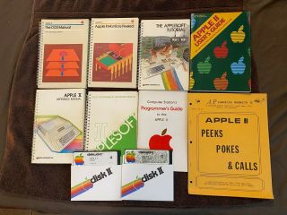 Apple Ii Computer Manuals And System Software Disks