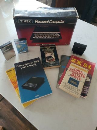 Timex Sinclair 1000 Vintage Personal Computer Bundle.  Not