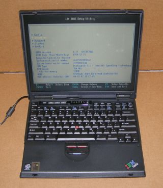 Vintage Ibm Thinkpad T20 P3 700 2647 Laptop Parts As/is