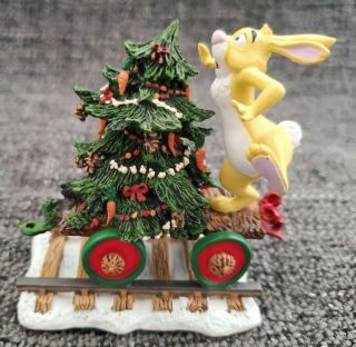 Vintage Danbury Winnie The Pooh Christmas Train Disney Rabbit