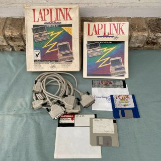 Laplink Release Iii Traveling Software Serial Parallel Cable Ibm Compatible Pc